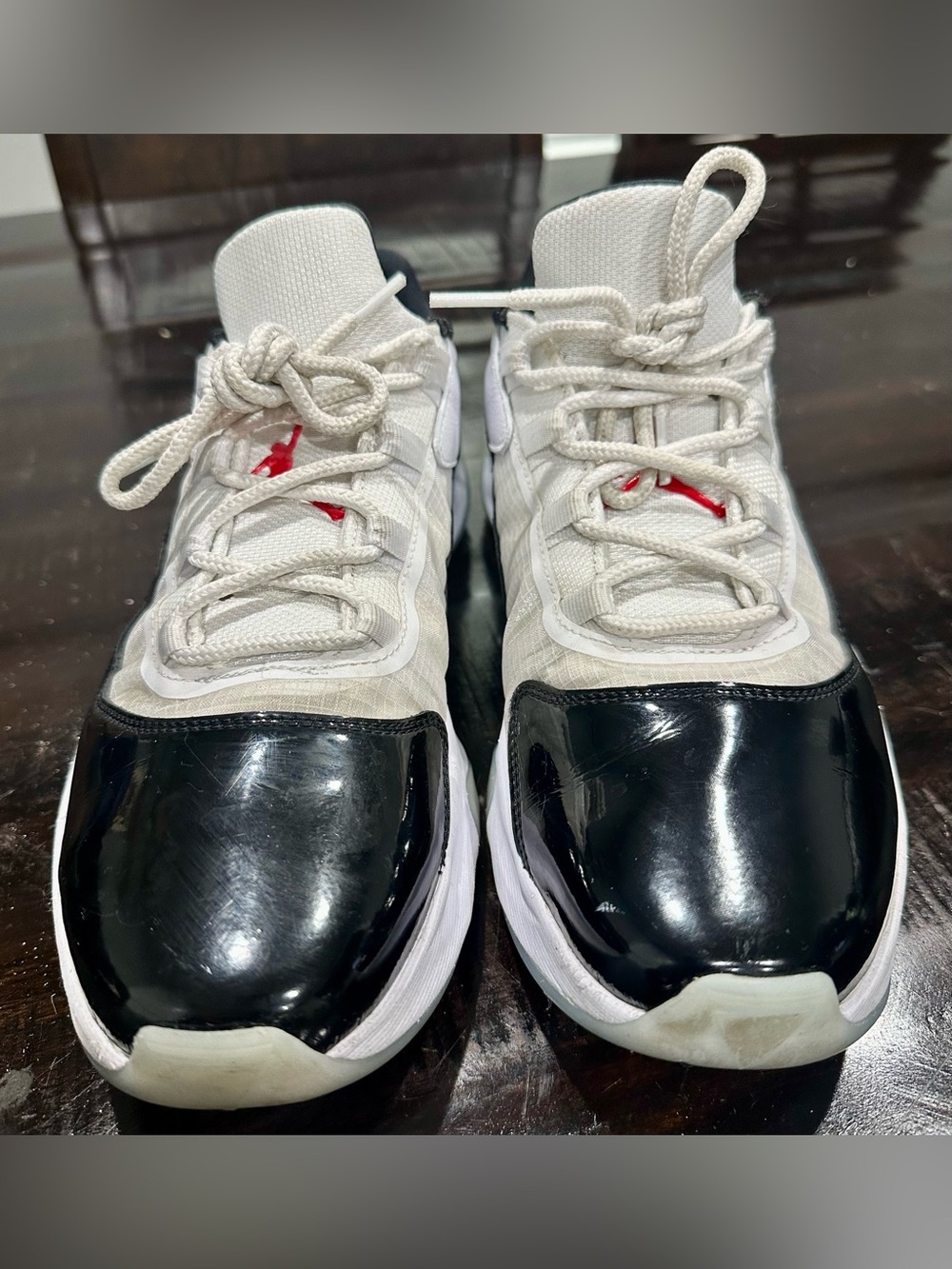 Air Jordan 11 CMFT Low White Black Blue Tint DV2629-106 Unisex Size US 12